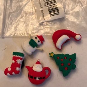 christmas croc charms